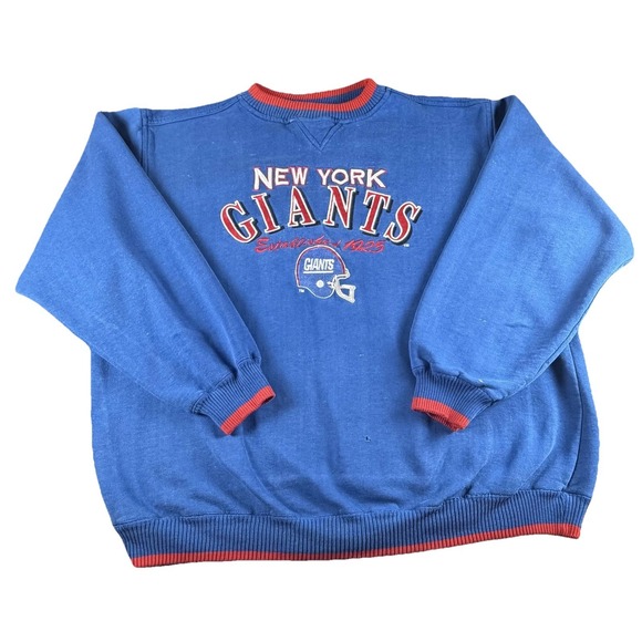 Logo Athletic Other - Vintage New York Giants Sweatshirt Mens XL Blue NFL Football Logo Athletic 90s